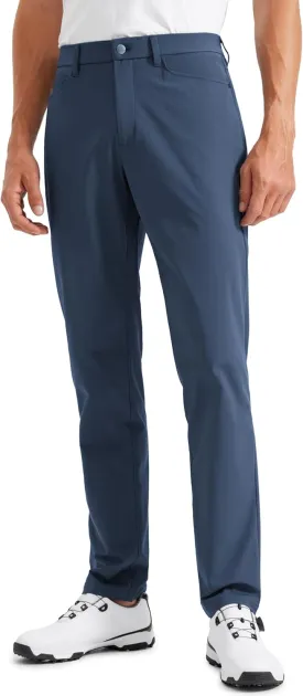 CRZ YOGA Men's All Day Comfy Golf Pants with 5-Pocket 30"/32"/34" Quick Dry Lightweight Casual Work Stretch Trousers
