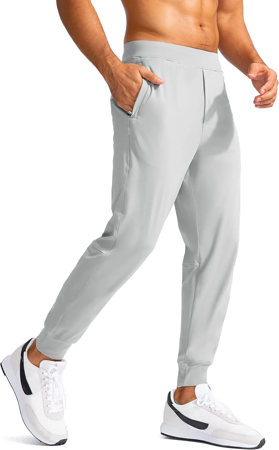 G Gradual Men's Golf Joggers Pants with Zipper Pockets Stretch Sweatpants Slim Fit Track Pants Joggers for Men Work Running