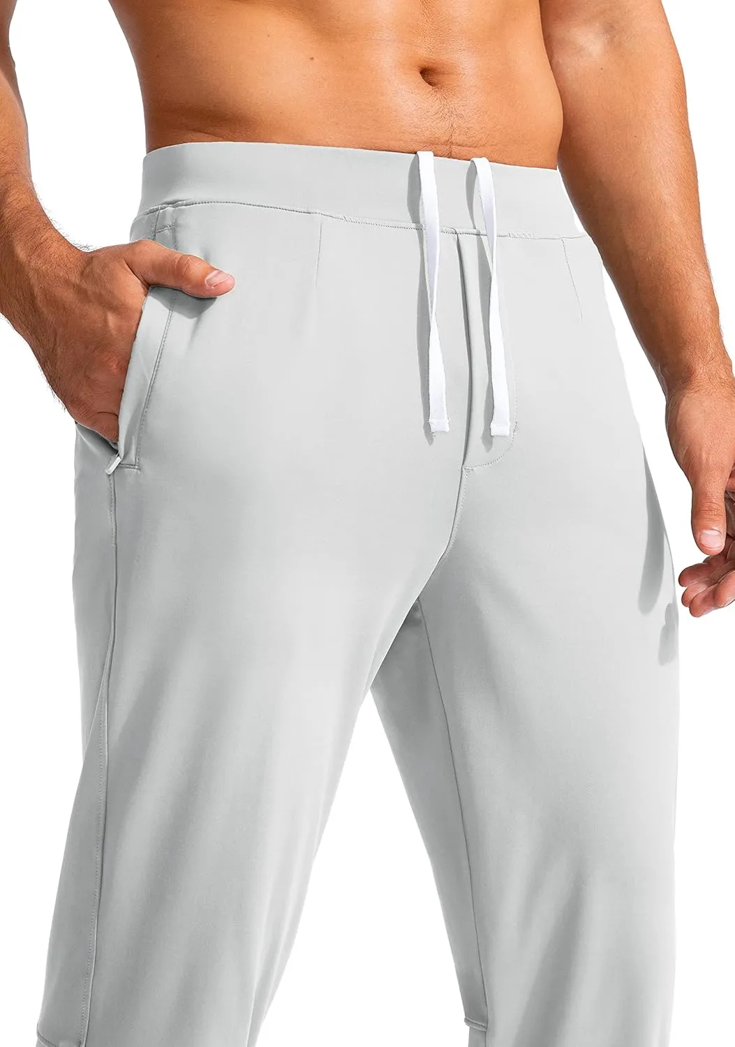 G Gradual Men's Golf Joggers Pants with Zipper Pockets Stretch Sweatpants Slim Fit Track Pants Joggers for Men Work Running