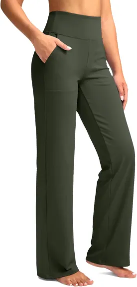 G Gradual Women's Yoga Pants wiht Pockets High Waist Stretch Loose Casual Lounge Sweatpants Petite/Regular/Tall