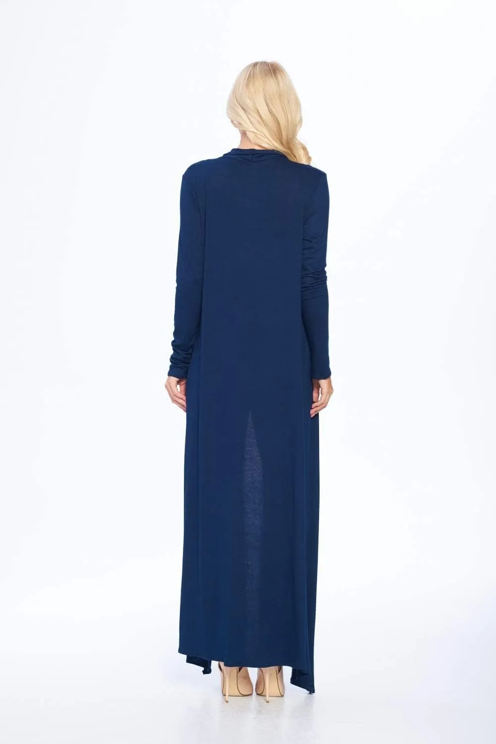 Isaac Liev Maxi Cardigan Duster Sweater  Women's Extra Long Open Front Full Length Lightweight Cardigans Dusters Sweaters