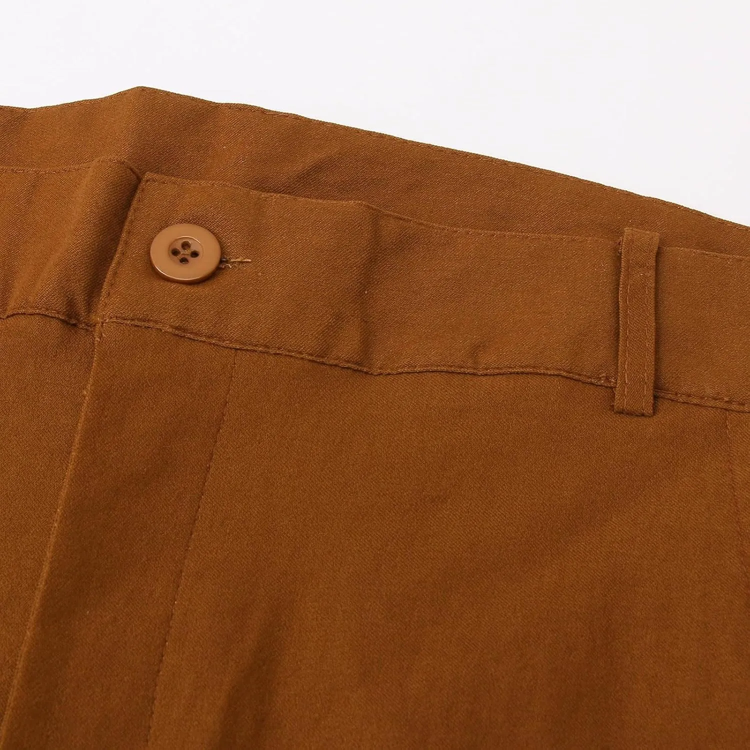 Men's Bell Bottom Pants Relaxed Fit Stretch Vintage Flared Trousers 70s Disco Outfits Baggy Casual Pants with Pockets