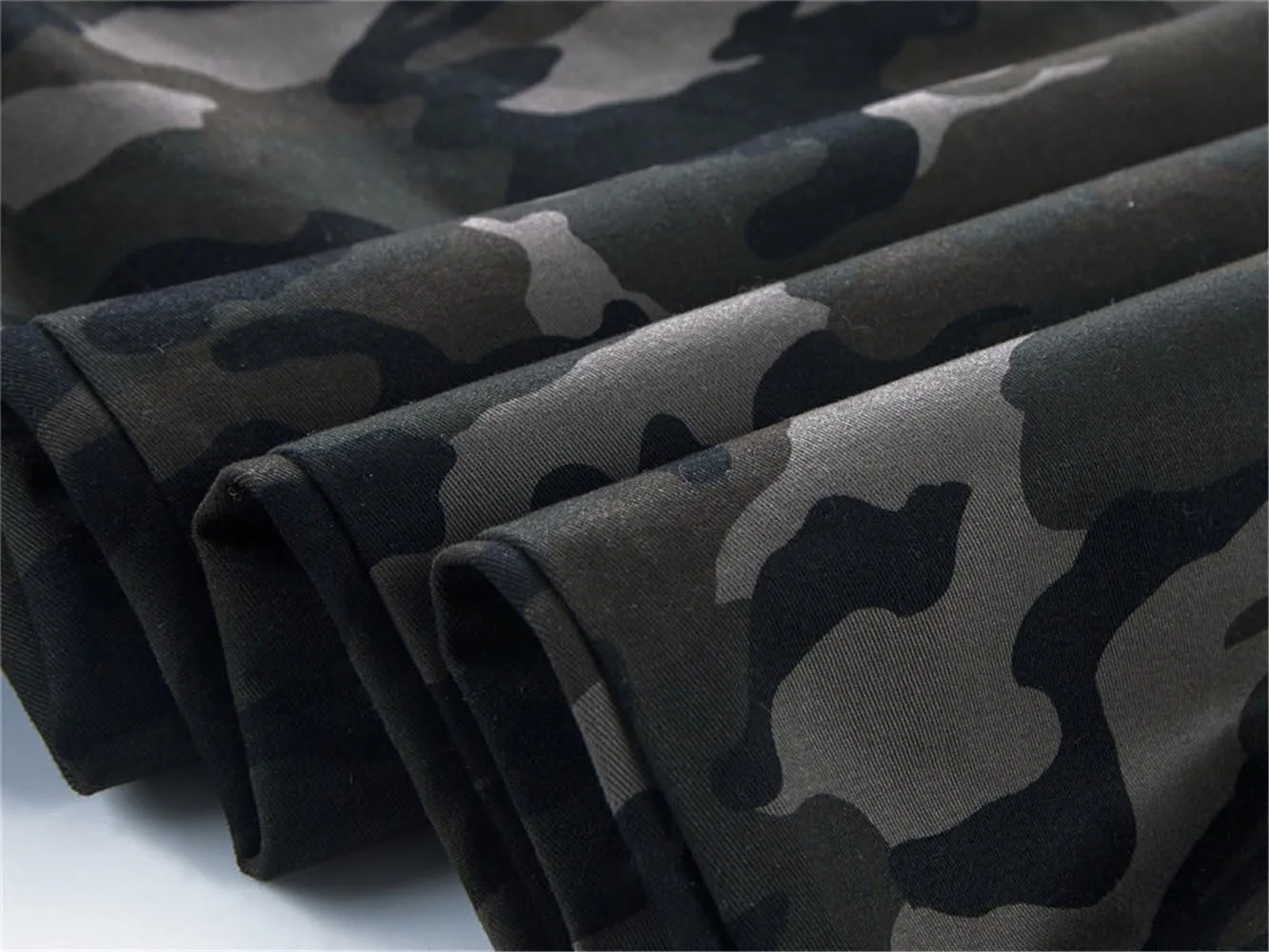 Mens Camo Joggers Pants Drawstring Casual Camouflage Jogger Sweatpants Sport Stretch Trousers Slim fit