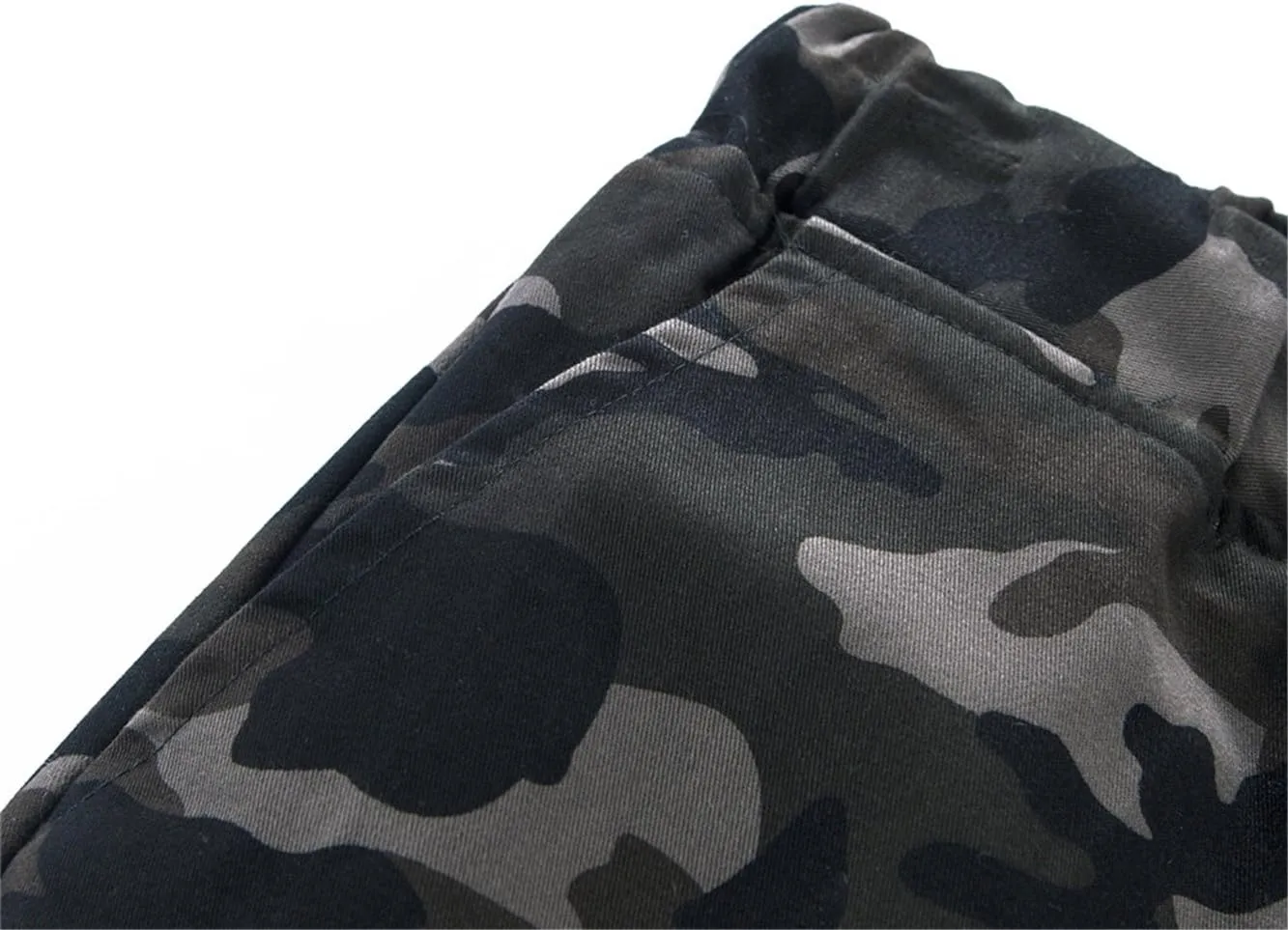 Mens Camo Joggers Pants Drawstring Casual Camouflage Jogger Sweatpants Sport Stretch Trousers Slim fit