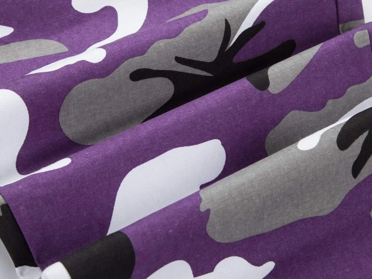 Mens Camo Joggers Pants Drawstring Casual Camouflage Jogger Sweatpants Sport Stretch Trousers Slim fit