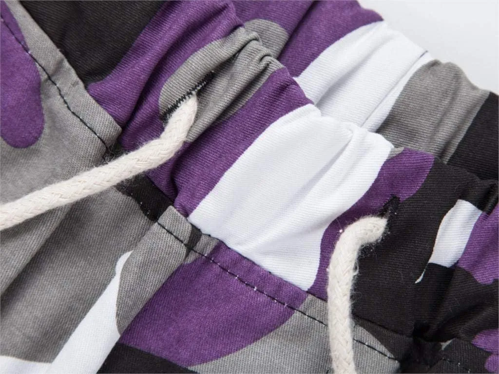 Mens Camo Joggers Pants Drawstring Casual Camouflage Jogger Sweatpants Sport Stretch Trousers Slim fit