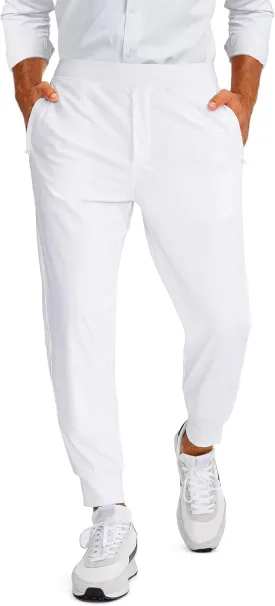 Men's Stretch Golf Sweatpants Pant with Zipper Pockets Tapered Athletic Joggers Track Workout Pants