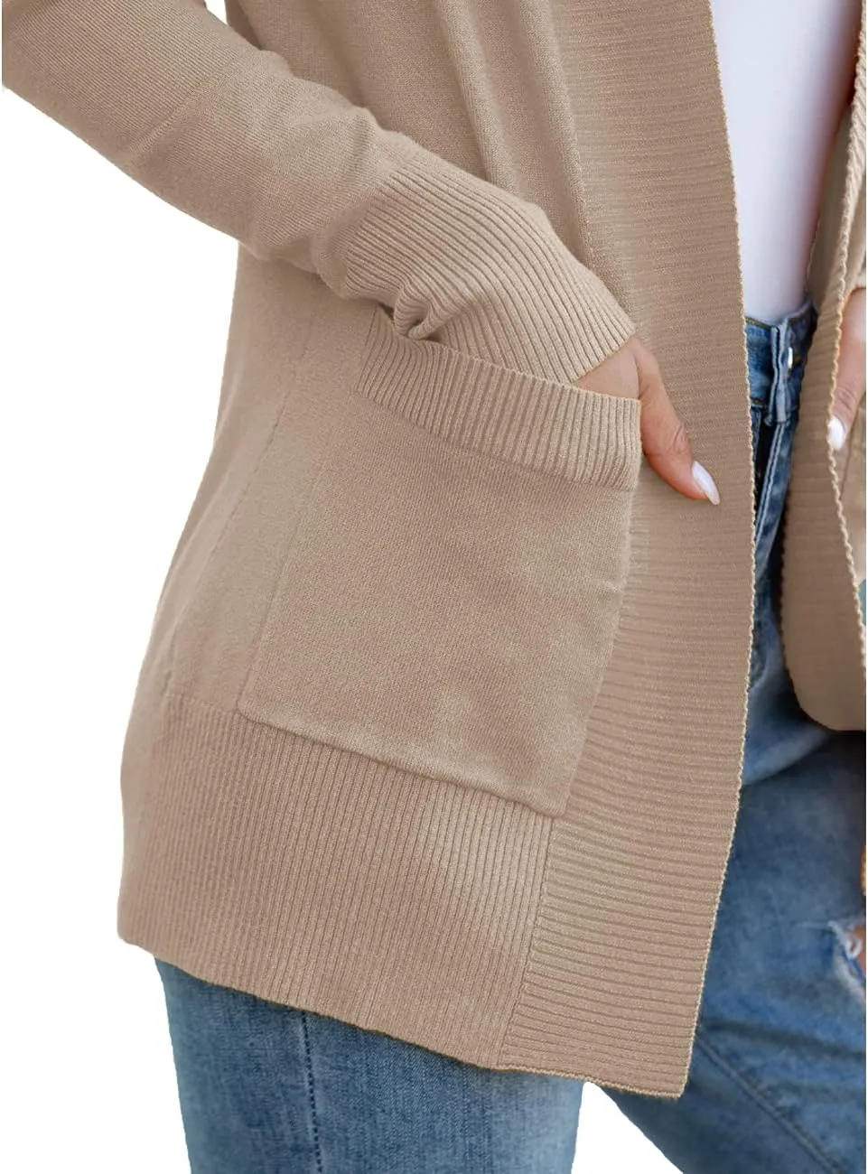 REDHOTYPE Women's Cardigans with Pockets Casual Lightweight Open Front Cardigan Sweaters for Women (S-2XL)